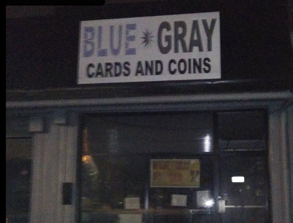 Blue Gray Sports Cards And Coins
